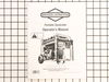 Manual, Operator'S – Part Number: 206405GS