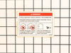 Decal, Warning, Co – Part Number: 202997GS