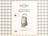 Manual, Operator's – Part Number: 206077GS