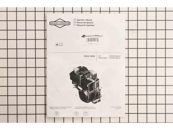 8944438-1-M-Briggs and Stratton-277098-Manual Operating & Maint Inst