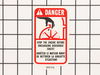 Decal Danger Chute – Part Number: 302775MA
