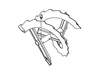 Rake Right Hand 24" with Zerks – Part Number: 53207800