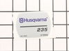 Decal 235 – Part Number: 545118503