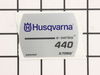 Label, Starter – Part Number: 544463601