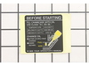 Label-Manual – Part Number: 56031-2458