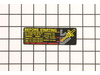 Label-Manual – Part Number: 56031-2308