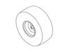 Wheel, 20 X 8 X 8, 46" - Yellow – Part Number: 634-04324-0941