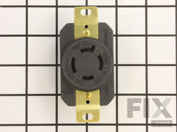 9071826-1-M-Briggs and Stratton-68867GS-Outlet, 120/240 Locking, 20A