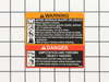 Decal, Warning/Danger Wbm – Part Number: 7100984