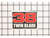 Label-rider Deck Y – Part Number: 777D11615