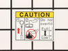 Label-warning – Part Number: 821160