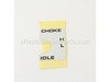 Label-Carburetor Adjust – Part Number: 89015803360