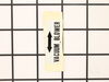 Label – Part Number: 89017501961