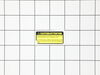 Label - Noise – Part Number: 89017639431