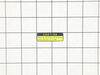 Label - Noise – Part Number: 89017613031