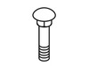 Bolt, Carriage 3/8-16 X 2-1/4 – Part Number: 874760636
