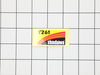 Trade Label-red – Part Number: X504001990