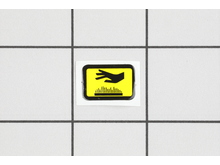 Trimmer Hot Caution Label – Part Number: X505002310
