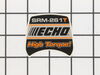 9241614-2-S-Echo-X503006560-Label-Model-Srm-261T