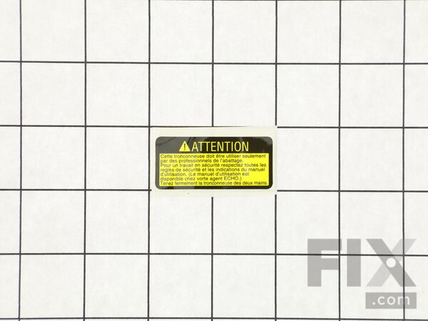 9242463-1-M-Echo-X505001730-Attention Label