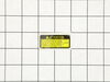 Attention Label – Part Number: X505001730