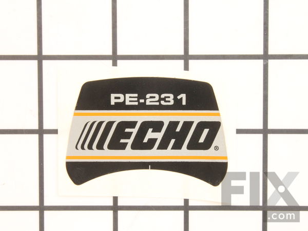 9242780-1-M-Echo-X503001150-Label-Model Pe-231