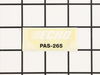 Label - Model -- Pas-265 – Part Number: X547000760