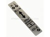 Label-Caution – Part Number: X506000010