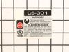 Label – Part Number: X524000313