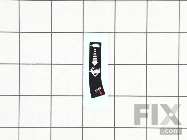 9247074-1-M-Shindaiwa-X511000050-Lable, Throttle