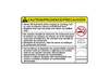 Fuel Warning Label – Part Number: 00290000