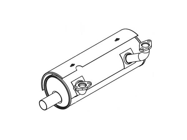9250647-1-M-Ariens-03989000-Muffler, Kawasaki Engine