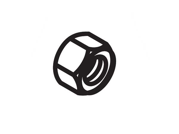 9251989-1-M-Ariens-06543500-Nut, Locking Top Flange .25-20