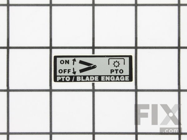 9258911-1-M-Toro-112-1274-Decal-Pto, Manual