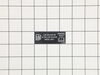 DECAL-LOW SULFUR – Part Number: 114-9600