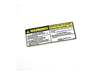 Decal - Start Instrucitons - Warning - Hot Areas – Part Number: 35878