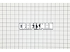 Decal-Craftsman – Part Number: 48X5613MA