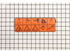 Decal, Safety Warning – Part Number: 539109908