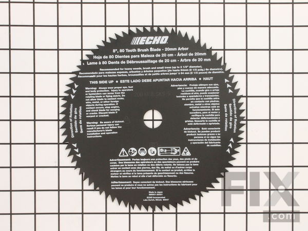 9295014-1-M-Echo-69500120331-8 20mm 80 Teeth Circular Saw