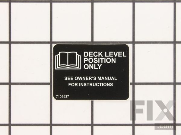 9299134-1-M-Murray-7101937YP-Decal, Deck Level