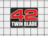 Label-rider Deck Y – Part Number: 777D11629