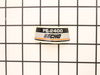 Label-Model – Part Number: 89011552631
