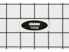 Label, Shindaiwa T242 – Part Number: X504006020