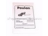 Manual-Model 2700,2800,3000 – Part Number: 530068807