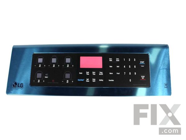 9492931-1-M-LG-AGM73551624-Control Panel with Touchpad - Stainless/Black