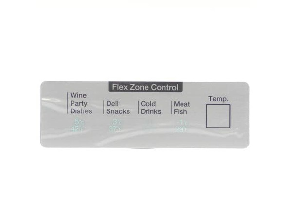 9492939-1-M-Samsung-DA64-04526A-Drawer Flex Zone Control Inlay