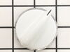 Control Knob and Clip - White – Part Number: WE01X20378