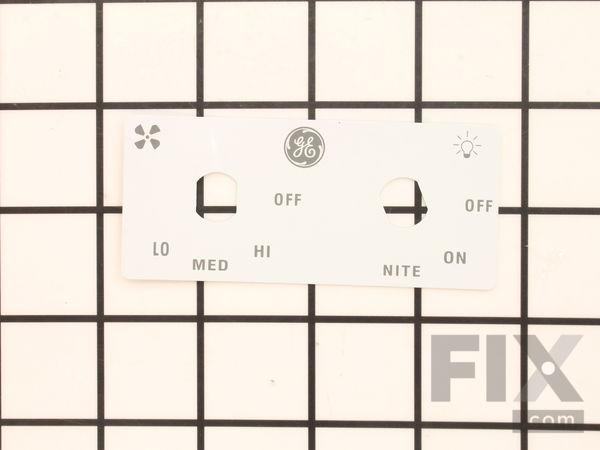 952017-1-M-GE-WB02X11036        -Range Hood Switch Panel