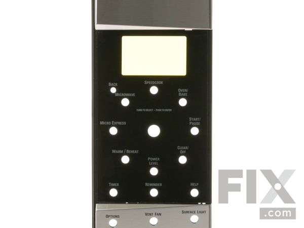 952666-1-M-GE-WB07X10775        - CONTROL PANEL Assembly Stainless Steel