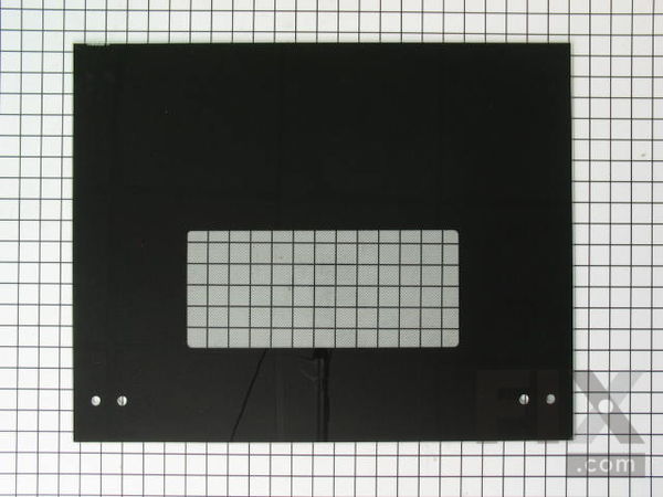 952931-1-M-GE-WB15T10122        -Outer Oven Door Glass - Black